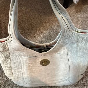 Coach Winter white large bag